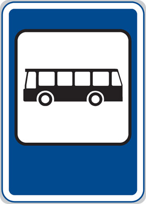 Dopravní značka - IJ4c - Zastávka autobusu