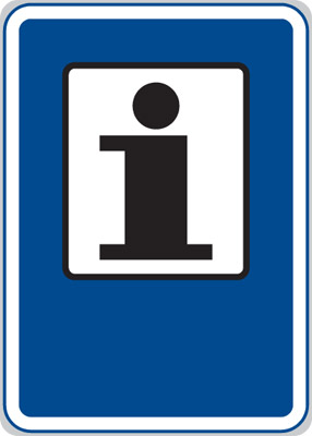 Dopravní značka - IJ5 - Informace