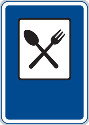 Dopravní značka - IJ11a - Restaurace